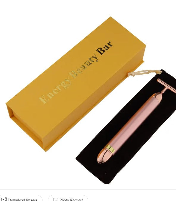 Gold-Toned Electric Facial Wand