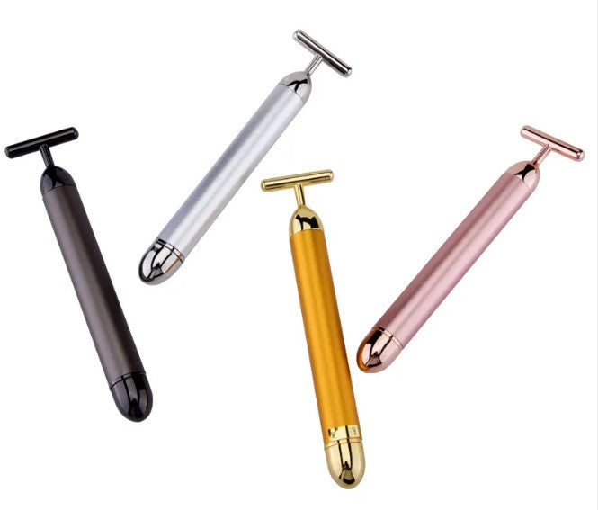 Gold-Toned Electric Facial Wand